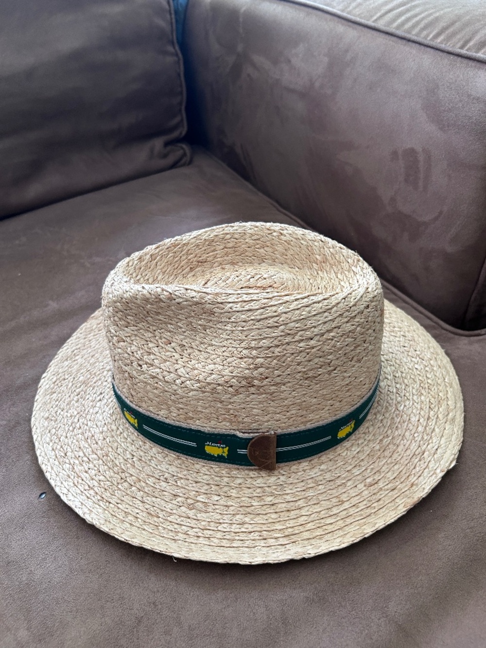 Masters Augusta National Dorfman Pacific Raffia Golf Hat S/M